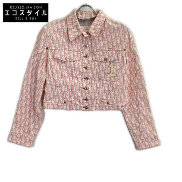 Christian Dior クリスチャンディオール ジャケット 38 ピンク レディース
