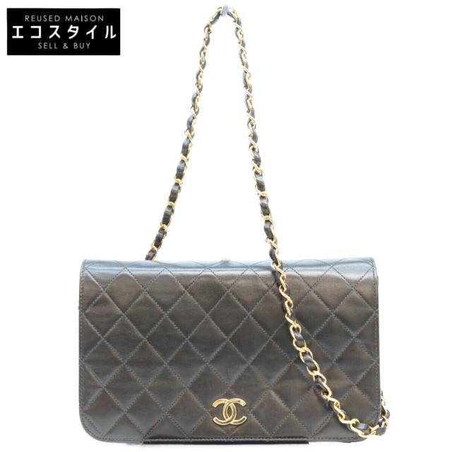 CHANEL シャネル ショルダーバッグ ブラック/ゴールド金具 レディース