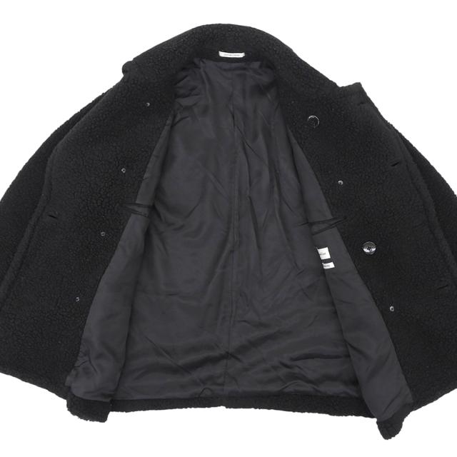 COUTURE DADAM クチュールドアダム コート 38 ブラック レディースの 