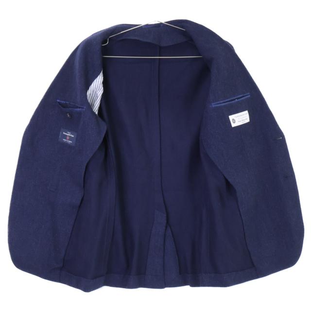 美品 TOMORROWLANDピルグリム　ダブル カシミヤ30% ネイビー 46 TOMORROWLAND PILGRIM トゥモローランドピルグリム ジャケット 46