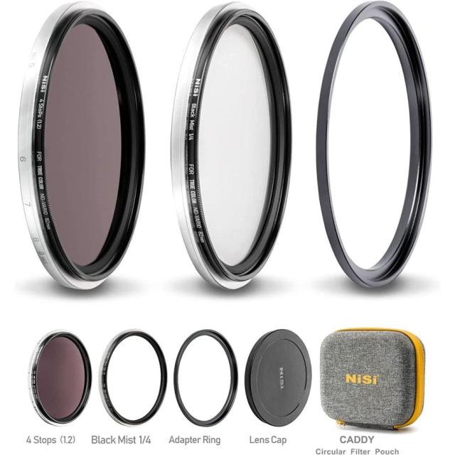 当時発送【並行輸入品】NiSi 動画撮影用フィルター SWIFT アドオンキット 72mm (ND16+ブラックミスト1/4+リング+ケース）