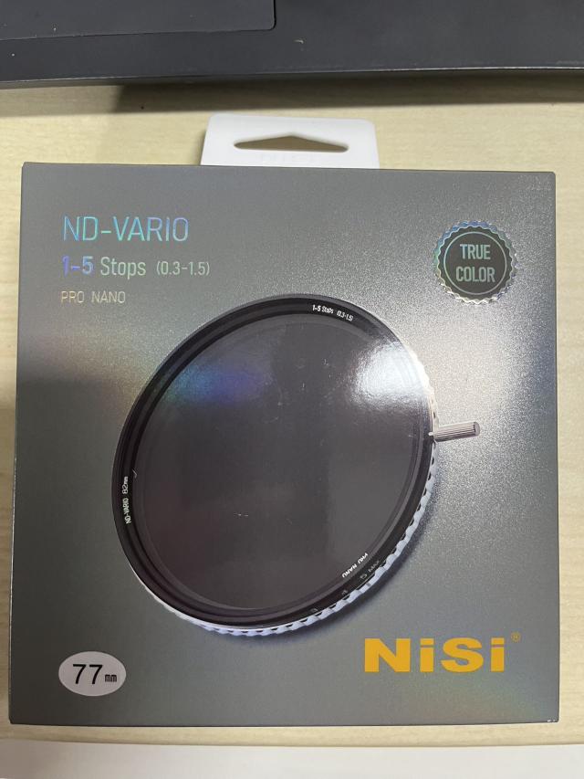 【並行輸入品】NiSi TRUE COLOR ND-VARIO 1-5 stops (77mm) 可変NDフィルターバリアブルNDフィルター