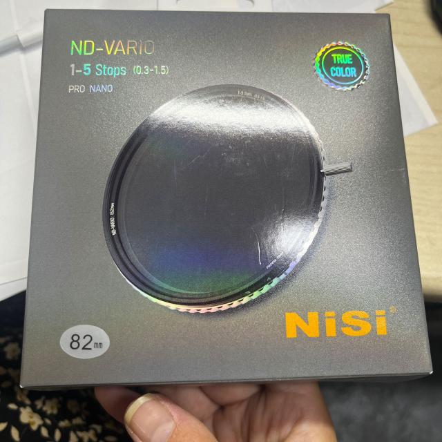当時発送【並行輸入品】NiSi TRUE COLOR ND-VARIO 1-5 stops (82mm) 可変NDフィルターバリアブルNDフィルター