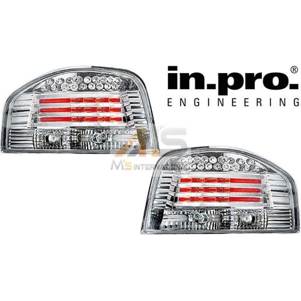 【M's】アウディA3 8P/3ドア（2003y-2006y）in.pro. LED テール レンズ（クリアー/スモーク）タイプ-1／／AUDI 社外品 インプロ テールレンズ 210466 M's】アウディA3 8P/3ドア（2003y-2006y）in.pro. LED テール レンズ