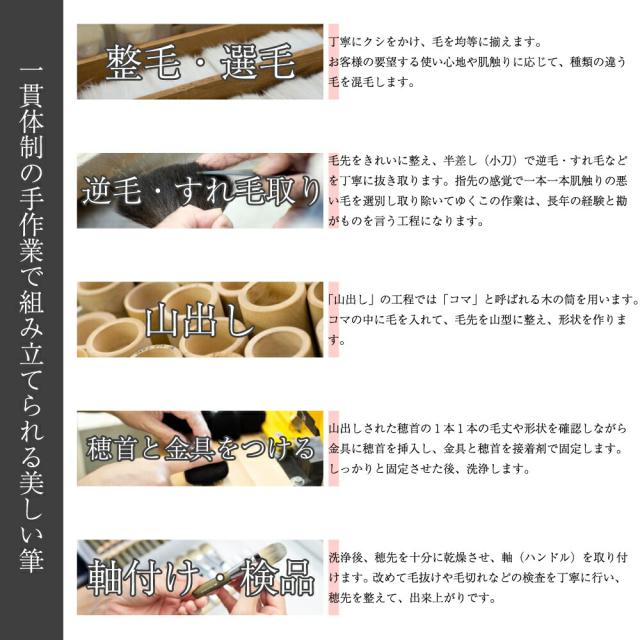 【送料無料】熊野筆 ファンデーションブラシ ミズホブラッシュ マルチフェイスブラシ [MB101] 熊野化粧筆 メイクブラシ フェイスブラシ 高級 化粧筆 日本製 手作り やわらかい チクチクしない ブランド 女性 プレゼント ギフト 記念品 国産_2