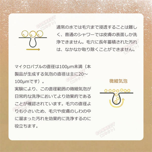 シャワーヘッド マイクロナノバブル 節水70％ ミスト 手元止水 6段階水流 美髪 肌ケア 美肌 増圧 毛穴汚れ除去 保温 保湿 節水 高洗浄力 シャワー 高水圧 ナノバブルシャワーヘッド ギフト 母の日 父の日 プレゼント 送料無料_4