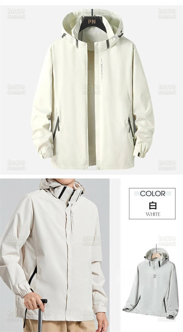 ウインドブレーカー メンズ マウンテンパーカー 秋 アウター ウインドブレーカー レディース 春服 大きいサイズ 男女兼用 無地 撥水耐汚 防水 防風 薄手 軽量 ジャンパー ライトジャケット ブルゾン 帽子取り アウトドア 通勤通学 旅行 登山 春用_14