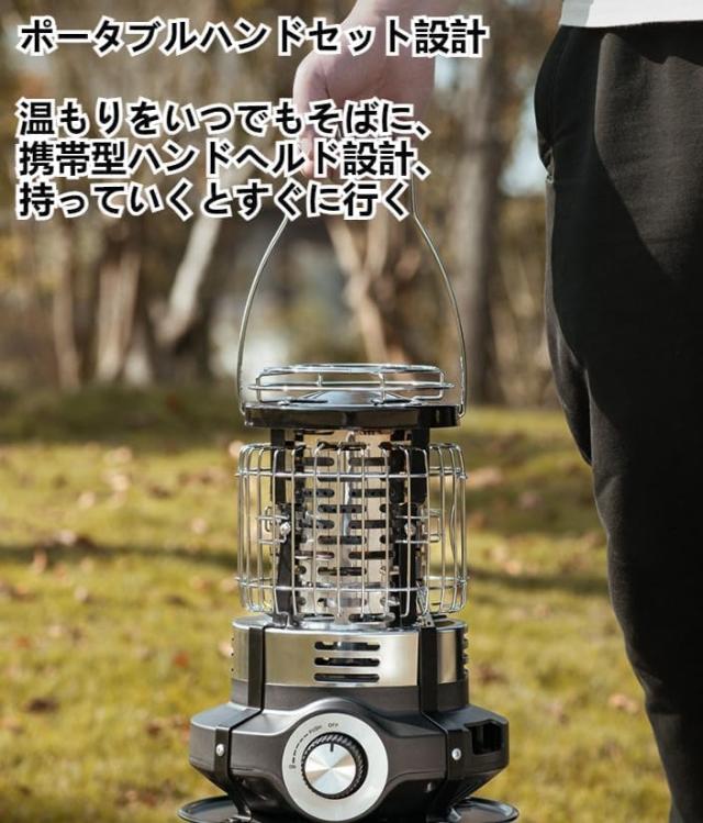カセットガスコンロ ガスストーブ ボンベヒーター 小型軽量 アウトドア