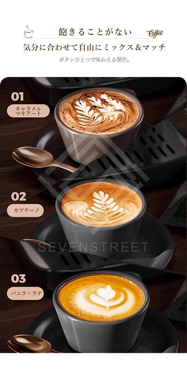 コーヒーメーカーコーヒーマシン ホットコーヒーメーカー半自動 ー人用30杯分シャワードリップ式最速30秒ステンレス1.5Lタンクアイスコーヒーカフェラテコーヒー豆アフタヌーンティー保温機能朝ごはんミルク新年会 クリスマスプレゼント 業務用 家庭用_9