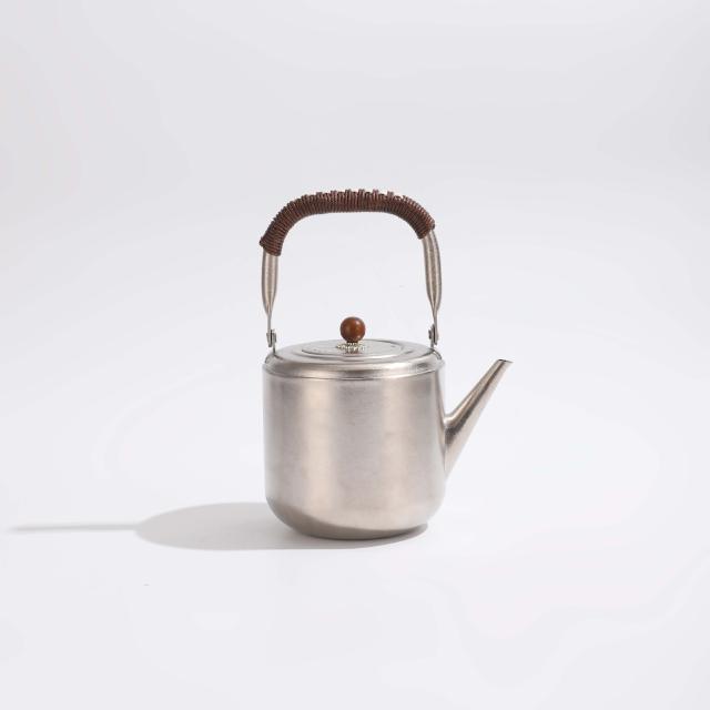 極・チタン」純Ti 急須 小 ティーポット お茶ポット 350mlI 軽量 ガス