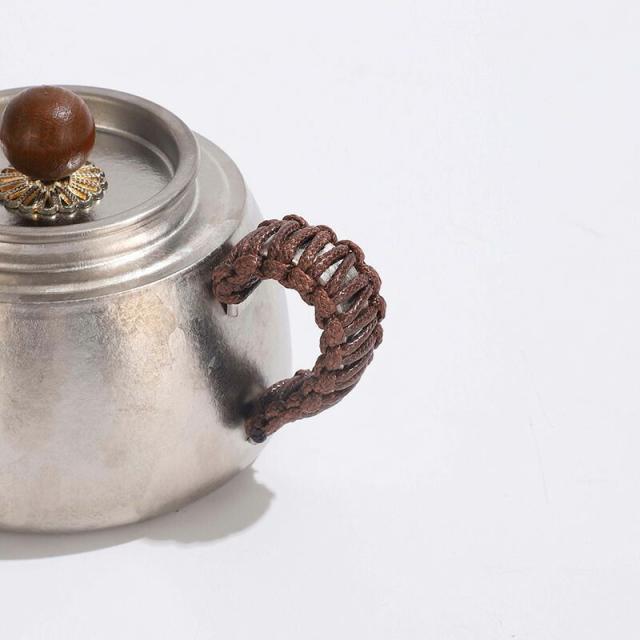 極・チタン」純Ti 急須 小 ティーポット お茶ポット 350mlI 軽量 ガス