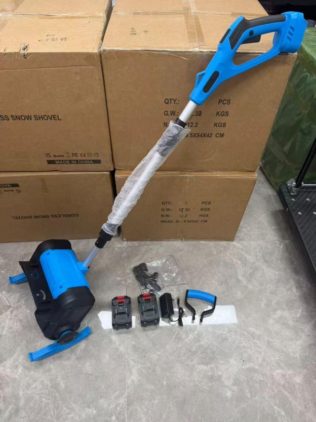 除雪機 家庭用 電動除雪機 スコップ 充電式 コードレス 雪かき 除雪幅30cm 除雪高17cm 投雪距離8M 組立簡単 折りたたみ可能 延長可能 電動除雪スコップ 小型除雪機 軽量 片手 除雪用品 シャベル 雪かき機 雪飛ばし 庭 駐車場