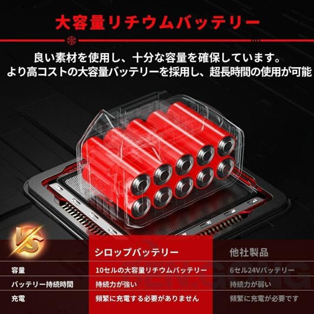 除雪機 家庭用 電動除雪機 スコップ 充電式 コードレス 雪かき 除雪幅30cm 除雪高17cm 投雪距離8M 組立簡単 折りたたみ可能 延長可能 電動除雪スコップ 小型除雪機 軽量 片手 除雪用品 シャベル 雪かき機 雪飛ばし 庭 駐車場_12