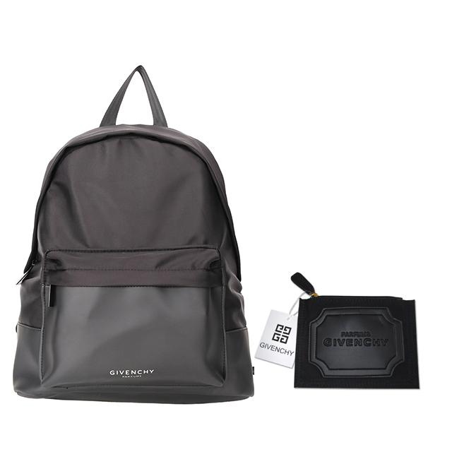 【ジバンシー コスメ 海外ノベルティ商品】 コスメティック バックパック リュック ショルダー PUレザー ブラック (お得なポーチセット) 海外免税店・百貨店 (直営店) 海外ノベルティ並行輸入商品