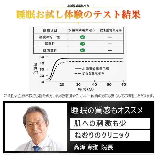 【★2025年新品発売★一台二役】電気毛布 温水マット水循環式電気毛布 丸洗い 電気掛け毛布 掛け 電熱毛布 電気もうふ 掛け毛布 洗える 温度調節 タイマー付 きタイマー付き ブランケット 厚手 ダブル 省エネ コンセント 省エネ設計 PSE シングル セミダブル ダブル_3