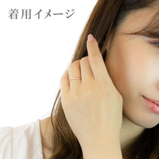 ペアリング レディース メンズ ユニセックス マリッジリング 結婚指輪 沖縄製 K18PG仕上げ トラベルジュエリー シルバー925 ダイヤモンド 銀製品 ツヤ有り シンプル キレイ 可憐 繊細 高級感 高品質 細身 カジュアル フォーマル 普段使い プレゼント ギフト 送料無料_8