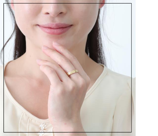 ペアリング レディース メンズ シルバー925 沖縄製 マリッジリング ペア ミンサー柄 結婚指輪 トラベルジュエリー 銀製品 シンプル キレイ 可憐 繊細 立体的 彫刻 高級感 高品質 細身 重ね付け カジュアル フォーマル 普段使い ゴールド プレゼント ギフト 送料無料_5