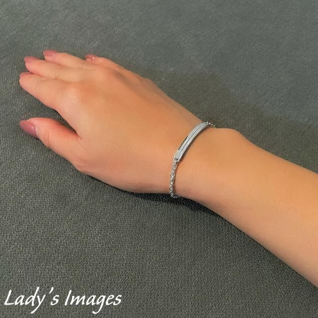 ブレスレット レディース メンズ シルバー925 プレート 模様 彫り ツヤ 艶 アズキチェーン 小豆 シンプル 上品 お揃い ペアにも お肌に優しい 金属アレルギー対応 彼氏 彼女 恋人 誕生日 記念日 プレゼント ギフト 送料無料_13