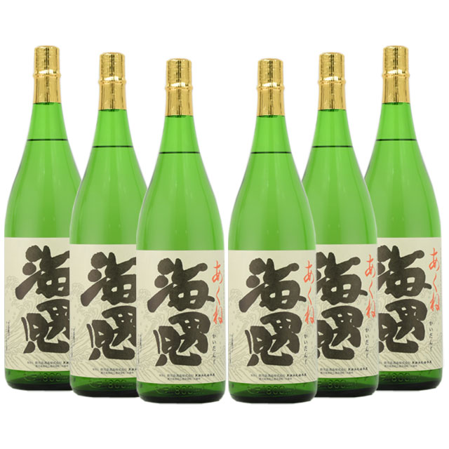 あくね海男児(かいだんじ) 25度 1800ml×6本 芋焼酎 鹿児島酒造※北海道･東北エリアは別途運賃が1000円発生します。 13,319円
