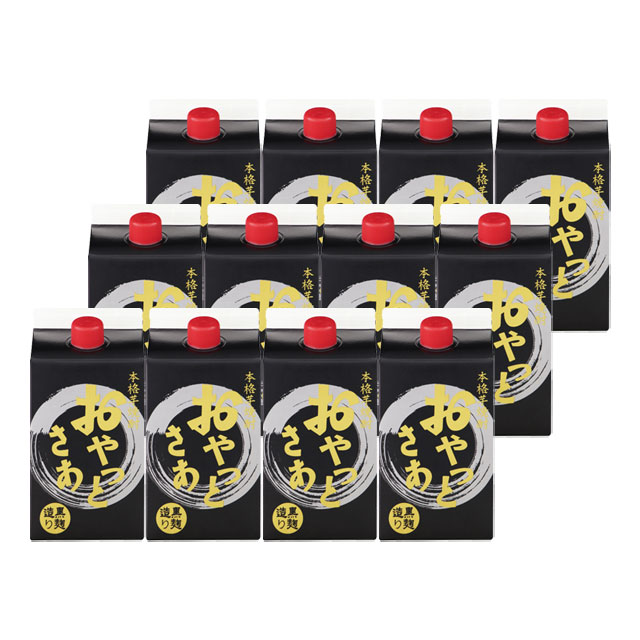 おやっとさあ 黒 パック 25度 900ml×12本 芋焼酎 岩川醸造※北海道・東北エリアは別途運賃が1000円発生します。