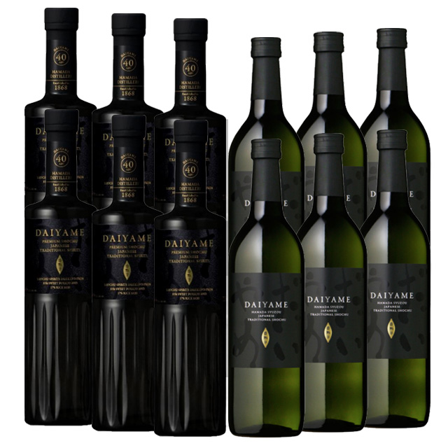DAIYAME40 40度 700ml･だいやめ 25度 720ml×各6本 計12本 芋焼酎 濱田酒造※北海道･東北エリアは別途運賃が発生します。