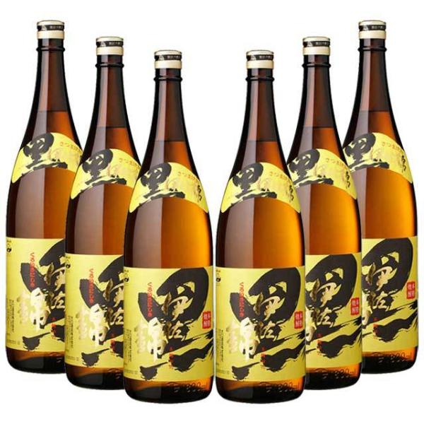 黒伊佐錦25度 1800ml×6本セット 芋焼酎 大口酒造 ケース買い※北海道・東北エリアは別途運賃が1000円発生します。 9,655円