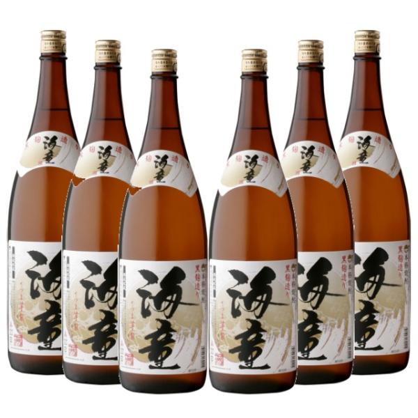 海童(かいどう) 黒麹 25度 1800ml×6本 芋焼酎 濱田酒造 鹿児島※北海道・東北エリアは別途運賃が1000円発生します。