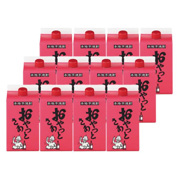 おやっとさあ パック 25度 900ml×12本 芋焼酎 岩川醸造※北海道・東北エリアは別途運賃が1000円発生します。