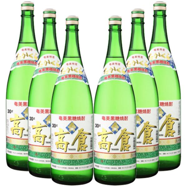 高倉 30度 1800ml×6本 黒糖焼酎 奄美大島酒造※北海道・東北エリアは別途運賃が1000円発生します。