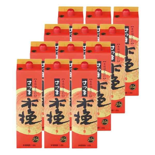 さつま木挽 25度 風呂敷き包み 1800ml×12本 芋強い酒 雲海酒造※北海道・北東地域は別途車馬賃が1000円湧きおこるします。