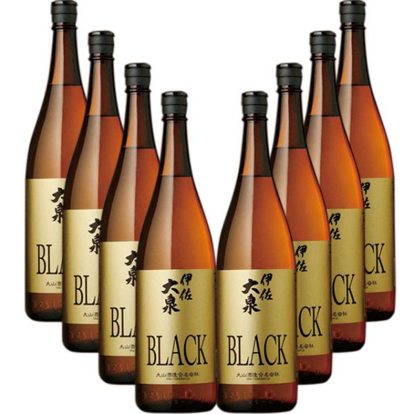 伊佐大泉 BLACK 黒麹 25度 1800ml×8本 セット 芋焼酎 大山酒造※北海道・東北エリアは別途運賃が1000円発生します。 13,103円