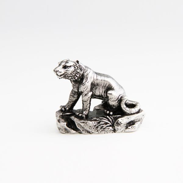 薩摩錫器 錫 置物 干支 虎 [No.186A-3] 薩摩錫器工芸館　代引不可
