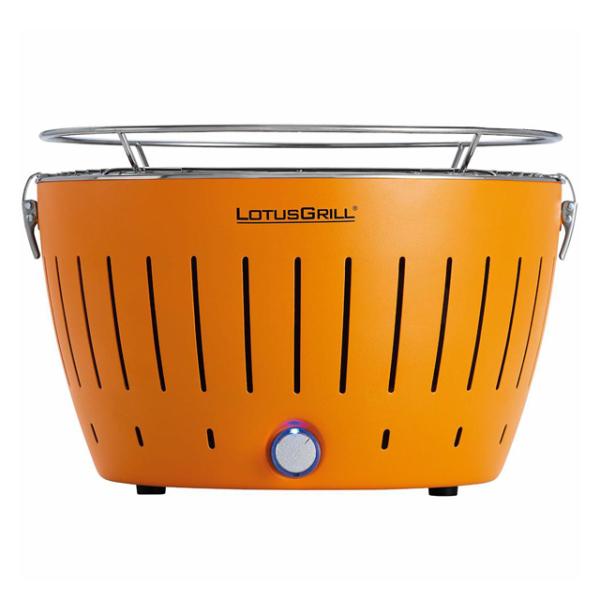 ロータスグリル レギュラーサイズ お試し炭付 USB対応 オレンジ BBQグッズ ※北海道・東北エリアは別途運賃が1000円が発生します。