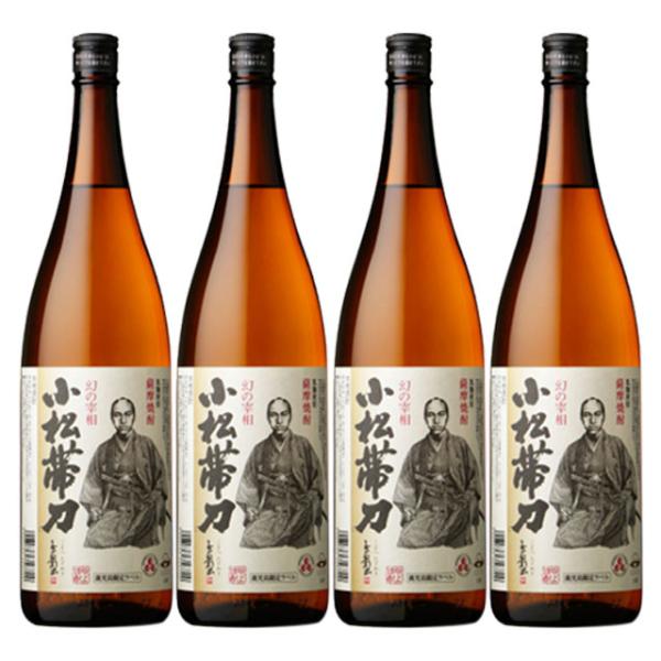鹿児島限定ラベル 小松帯刀 25度 1800ml×4本 芋焼酎※北海道・東北エリアは別途運賃が1000円発生します。