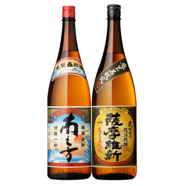 鹿児島限定芋焼酎セット(南之方・薩摩維新)1800ml×各1本 計2本※北海道・東北エリアは別途運賃が1000円発生します。