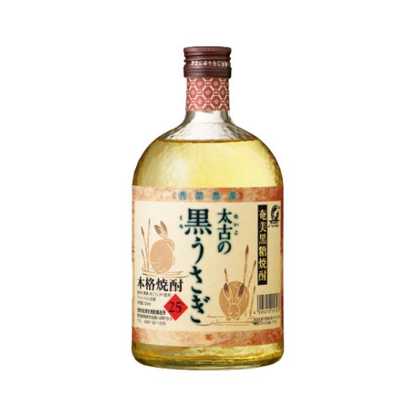太古の黒うさぎ 25度 720ml×6本 黒糖焼酎 弥生焼酎※北海道・東北エリアは別途運賃が1000円発生します。_1