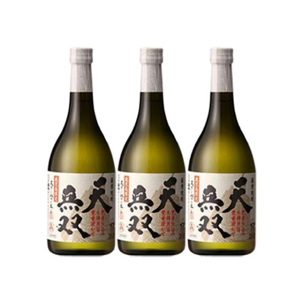 鹿児島限定 天無双 25度 720ml×3本 甕つぼ仕込木桶蒸留※北海道・東北エリアは別途運賃が1000円発生します。