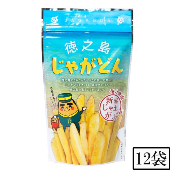 迫田興産 徳之島じゃがどん しお味 12袋セット メーカー直送　代引 同梱不可※北海道・東北エリアは別途運賃が1000円発生します。