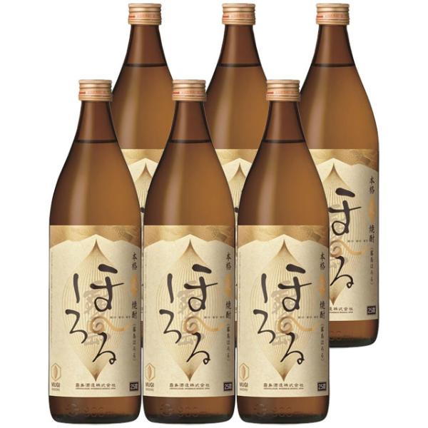 霧島ほろる 25度 900ml×6本 本格麦焼酎 霧島酒造※北海道・東北エリアは別途運賃が1000円発生します。