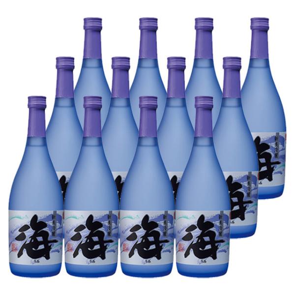 限定品 海 25度 720ml×12本 芋焼酎 大海酒造※北海道・東北エリアは別途運賃が1000円発生します。