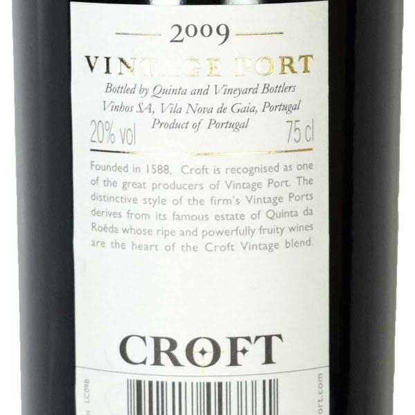 クロフト ヴィンテージ・ポート 2009（平成21年）750ml_3