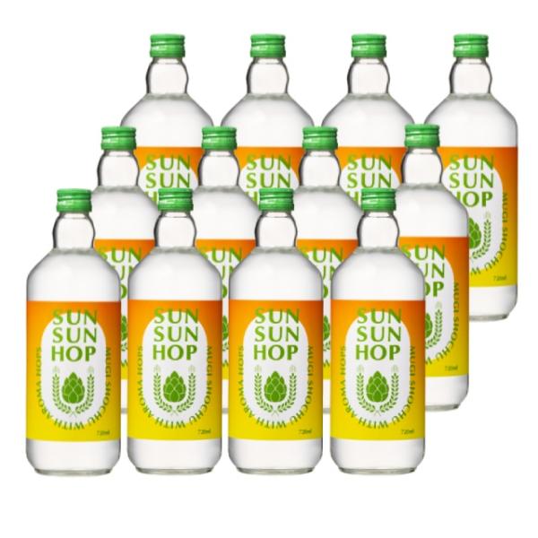 SUN SUN HOP（サンサンホップ）25度 720ml×12本 麦焼酎※北海道・東北エリアは、別途運賃が1000円発生します。