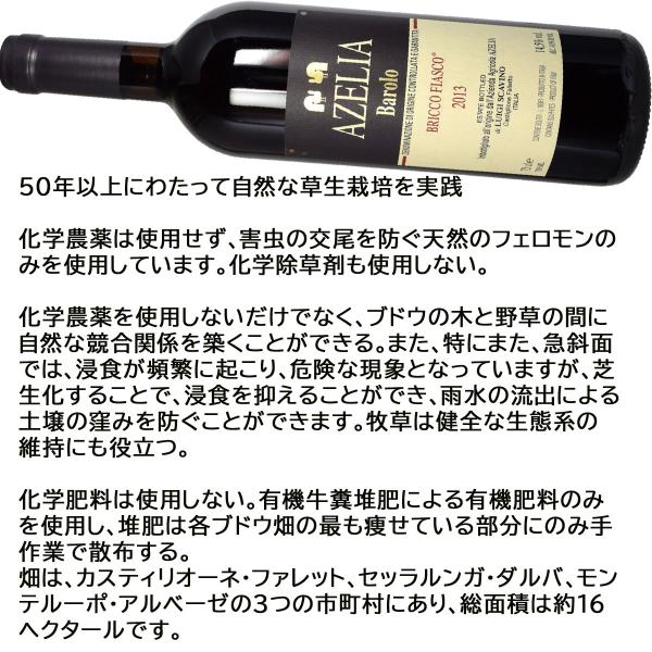 ［2013］［ブリッコ・フィアスコ］ アゼリア バローロ 750ml赤 イタリア・ピエモンテ州