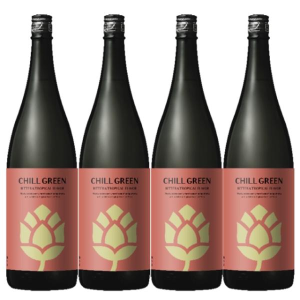 2025年3月13日より出荷予定！チルグリーン bitter&tropical 25度 1800ml×4本 麦焼酎 濱田酒造※北海道・東北エリアは別途運賃が1000円発生します。