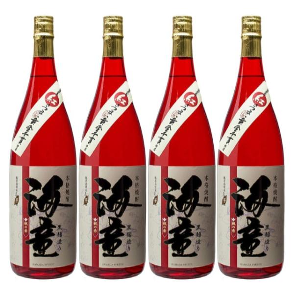 海童(かいどう) 祝の赤 箱入 25度 1800ml×4本 芋焼酎 濱田酒造 鹿児島※北海道・東北エリアは別途運賃が1000円発生します。 10,032円