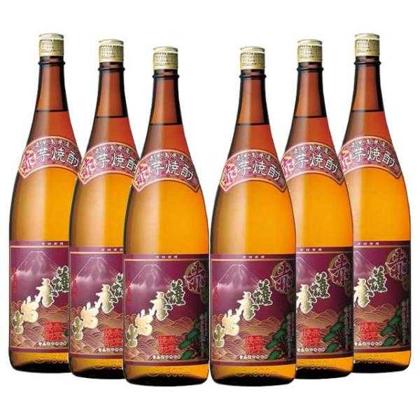 赤薩摩富士 25度 1800ml×6本 芋焼酎 濱田酒造※北海道・東北エリアは別途運賃が1000円発生します。