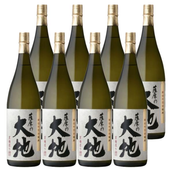 薩摩の大地 25度 1800ml×8本 芋焼酎 濱田酒造※北海道・東北エリアは別途運賃が1000円発生します。