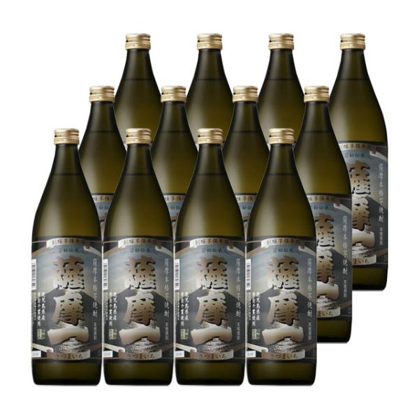 薩摩一 25度 900ml×12本 芋焼酎 若松酒造※北海道・東北エリアは別途運賃が1000円発生します。