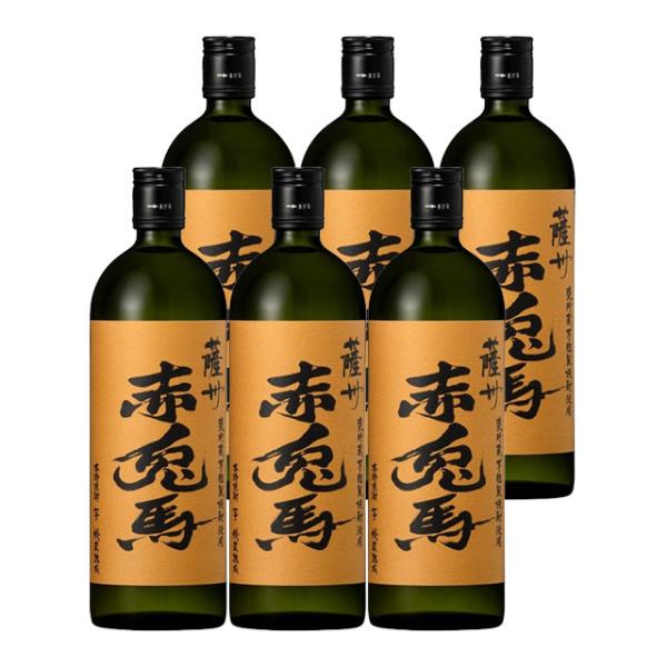 薩州 赤兎馬(せきとば)甕貯蔵 芋麹製焼酎使用 25度 720ml×6本 芋焼酎※北海道・東北エリアは別途運賃が1000円発生します。