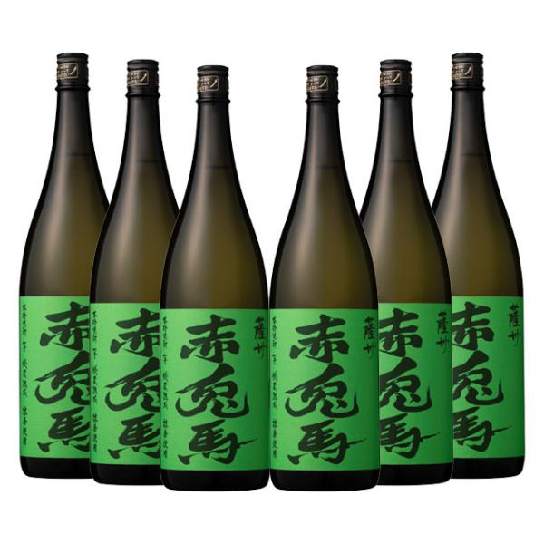 薩州赤兎馬 抹茶使用 25度 1800ml×6本 芋焼酎 濱田屋伝兵衛※北海道・東北エリアは別途運賃が1000円発生します。